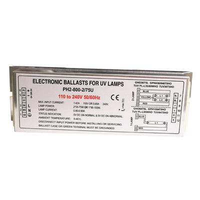 PH2-800-2/75U Germicidal Lamp Electronic Ballasts for UV Lamp 1-Lamp 95-155W or 2-Lamp 2X35-75W
