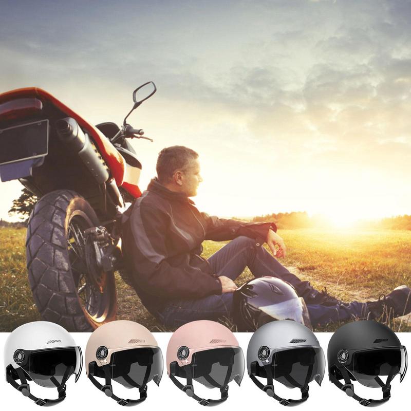 Classic Motorcycle Helmet Retro Scooter Half Helmet Vintage Men Woman Ultra Light Cycling Helmet Road Bike Bicycle Motorcycle