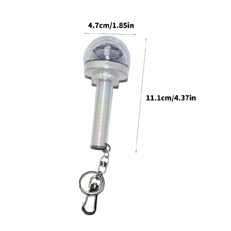 Handy LED Light Keychain For Fans And Event Goers Compact Designs With Multiple Color Options And Easy Battery Access