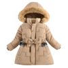 Kids' Fashion Fleece-Lined Thickened Hooded Oversized Sweatshirt Warm Casual Jacket For Fall/Winter