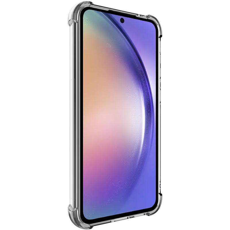 IMAK For Samsung Galaxy S23 FE Phone Shell Four Corner Clear Phone Cover Soft TPU Back Case