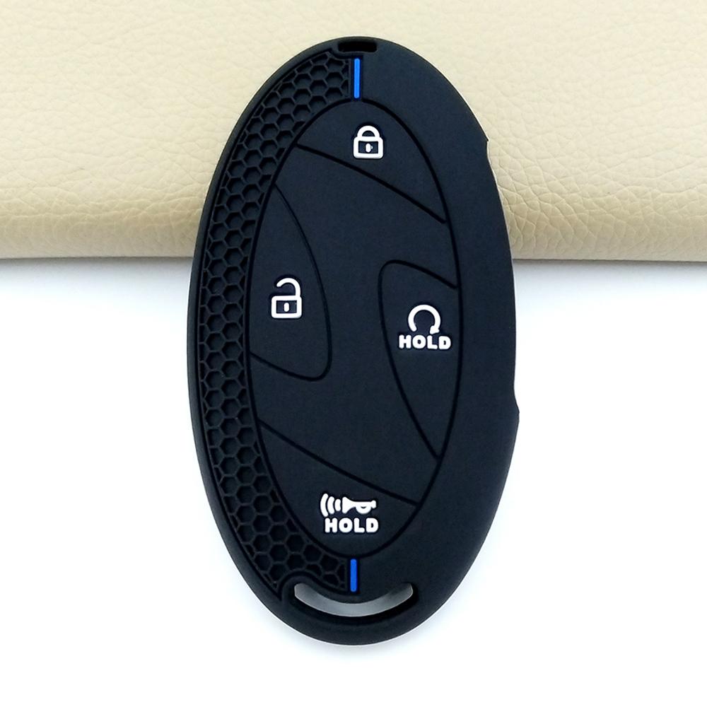 

For Hyundai Kona Ioniq Santa Fe Mx5 Tucson Stubhub Silicone Car Remote Key Case Cap Cover Shell Keychian Fob Holder