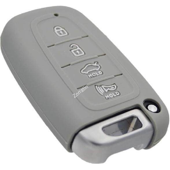 Remote Key Fob Cover for Hyundai Azera Elantra Equus Genesis Sonata and Kia Soul Sportage Sorento Optima Forte Rio