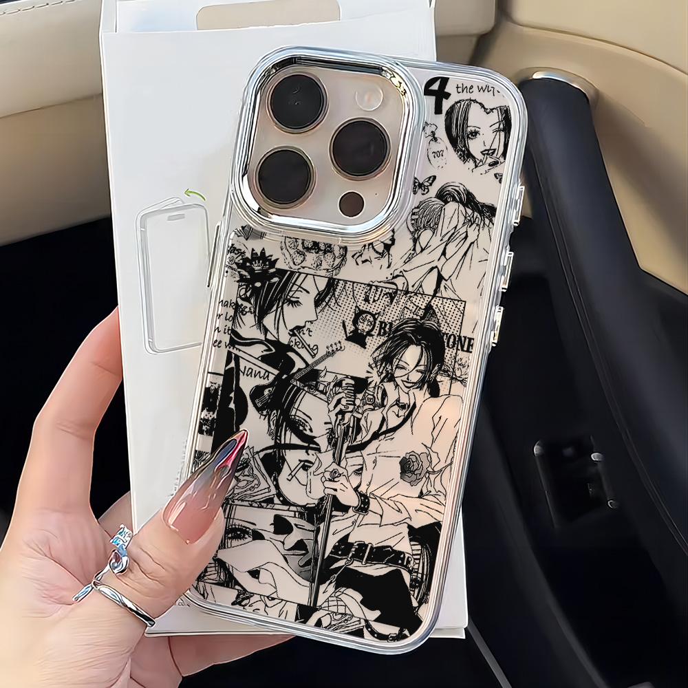 Anime N-Nana O-Osaki Phone Case for Samsung Galaxy S25 S24 S23 S22 S21 S20 Note20 FE Ultra Edge Plus 4G 5G Transparent Cover