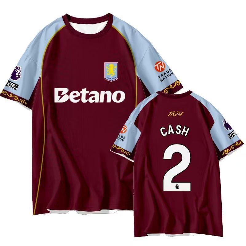 2526 Aston Villa Home Shirt No. 11 Watkins No. 27 Rogers Fan Edition Football Shirt S