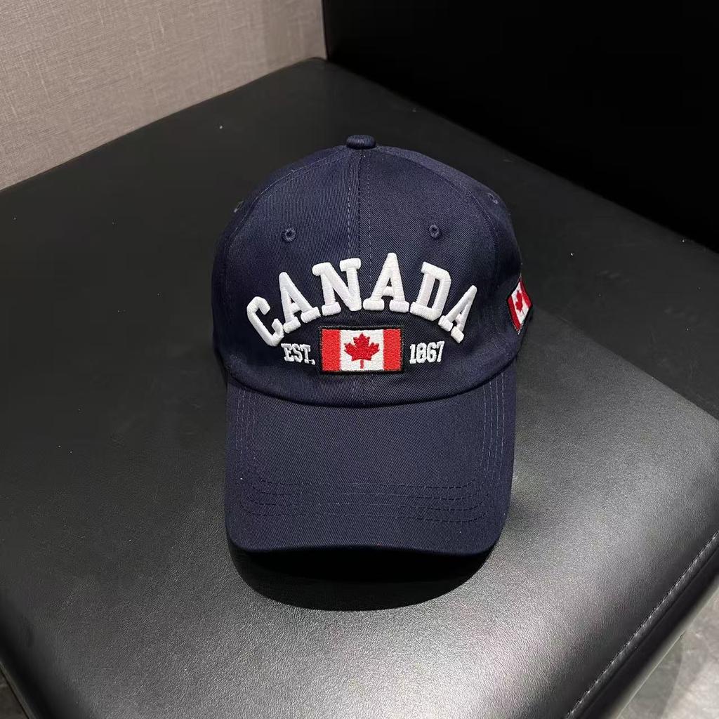 Nauja pavasarinė ir vasarinė kepurė klevo lapas beisbolo kepuraitė CANAD vyriška ir moteriška porų beisbolo kepuraitė kepurė kepurė kepurė miestas lauko apsauga nuo saulės