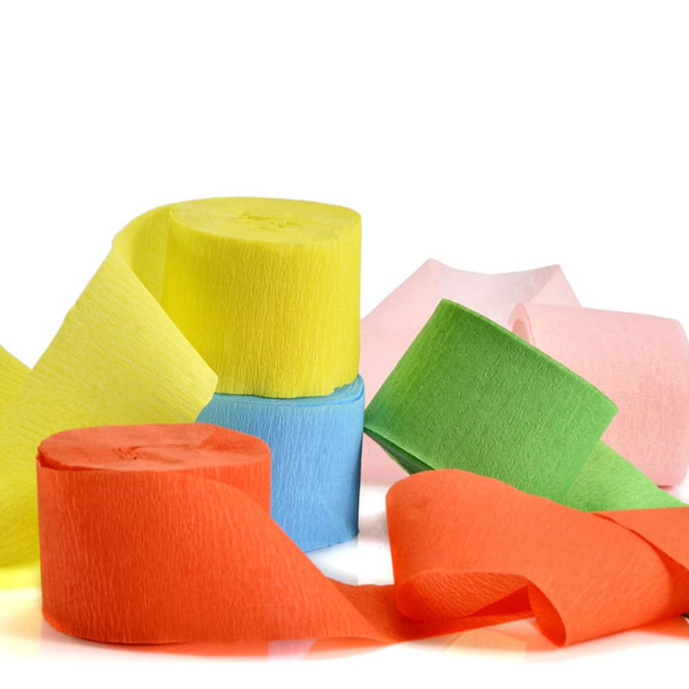 Iplusmile 14pcs Tissue Paper Streamers DIY Crepe Paper Halloween Party Decorations Party Streamers Crepe Paper Crepe Paper Ribbons Streamer
