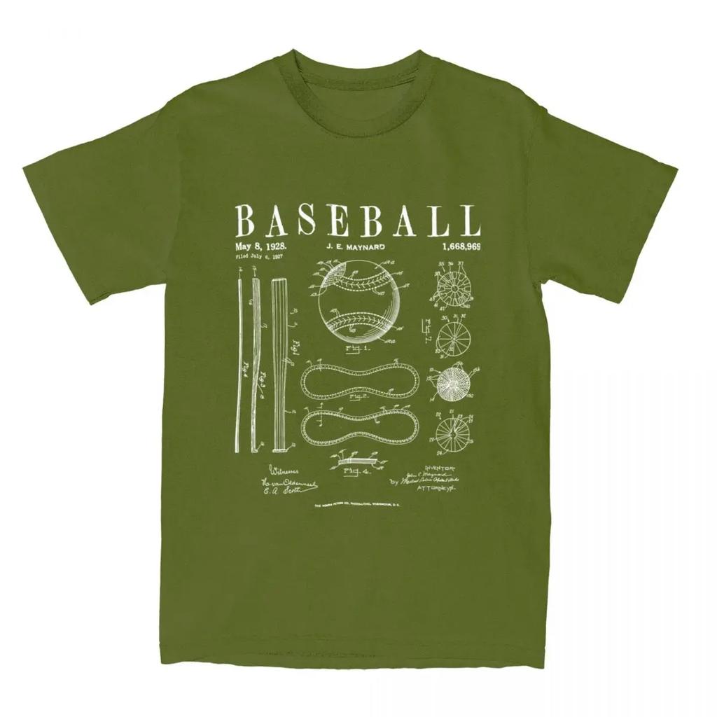 Baseball Bat And Ball Drawing T Shirt Accessories Men Women Cotton Casual T-shirt Short Sleeve Clothes Gift Idea