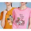 Indian Cotton Blend Women T-Shirt Short Sleeve Casual Round Neck Top Pack Of 2