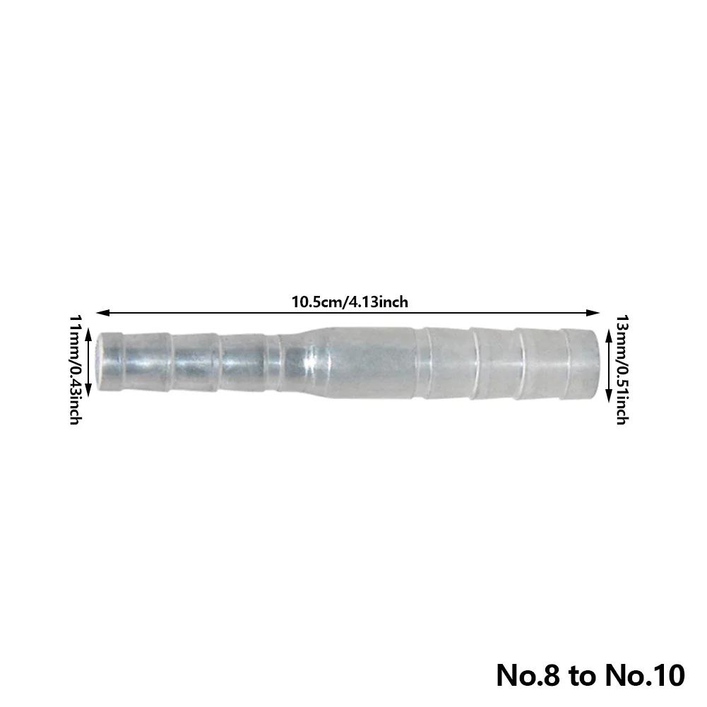 1pcs A/C Refrigerant Hose Barb Fitting 3/8 1/2 5/8 3/4 Straight Splice Push In Fitting Aluminium #6 #8 #10 #12 Car Accessories