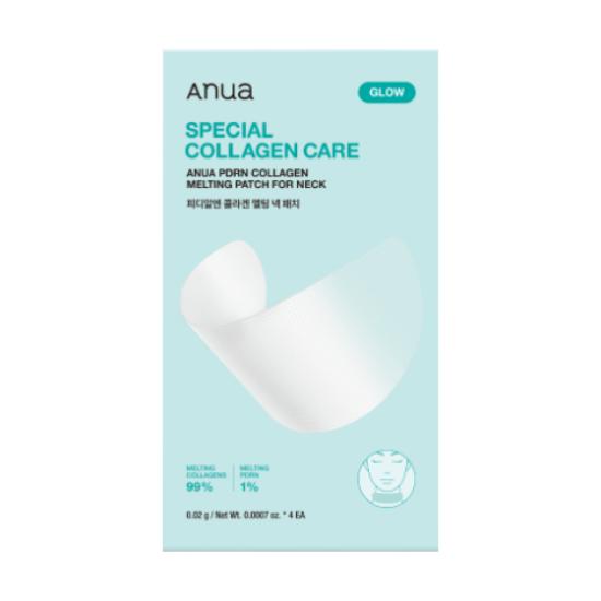 Anua PDRN Collagen Melting Neck Patch Firming & Hydrating 0.02g × 4 Patches