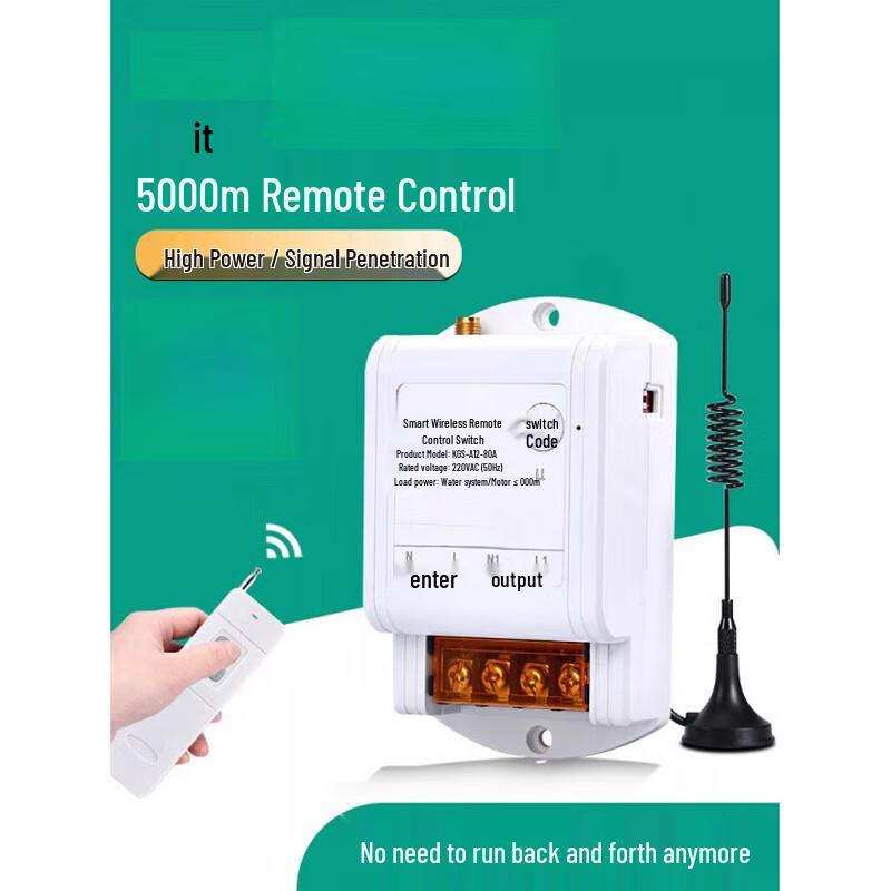 Interruptor de Control Remoto Inalámbrico para Bombas de Agua