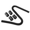 48inch   Flexible Coolant Water Hose Kit   Heat Resistant Stainless Steel Heat Dissipation Hose Set with 4