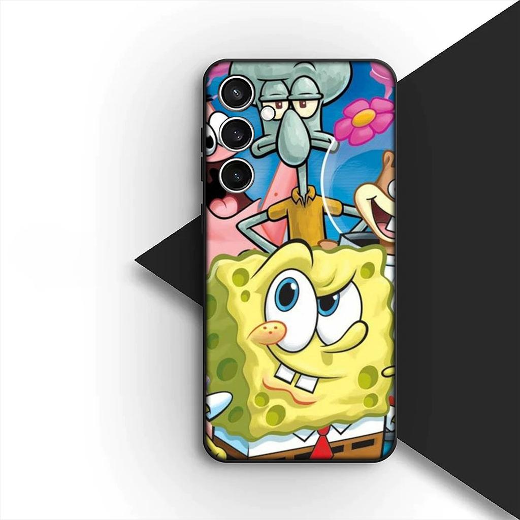 Cover for Samsung Galaxy S20 S22 S21 FE Ultra Plus A07 A17 A15 A16 A25 A57 A37 Phone Case S-SpongeBobs-Cute S-SquarePants-Poster