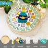 Bamboo Mosaic Coaster DIY Kit for Students and Kids