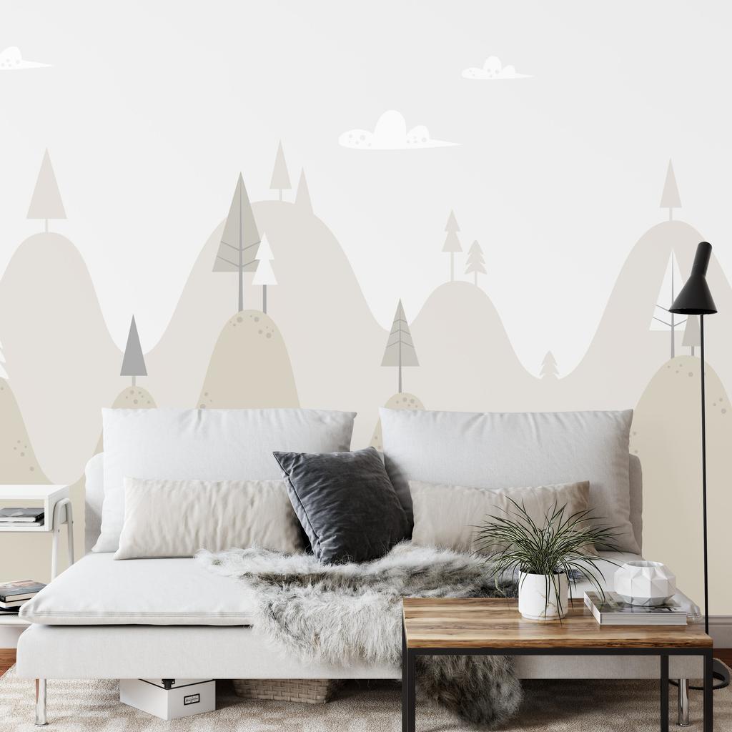 Photomural Fairytale Hills Washable Fleece 450x300