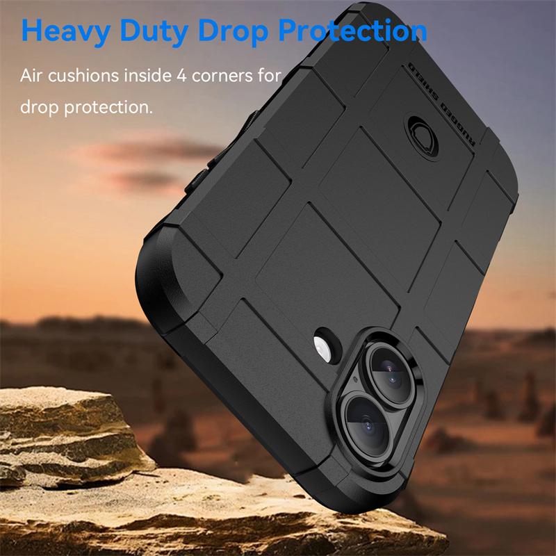 Shockproof Phone Case For iPhone 17 Anti-knock Soft TPU Slim Full Back Case For iPhone 17 Air Cover For iPhone 17 Pro Max Case
