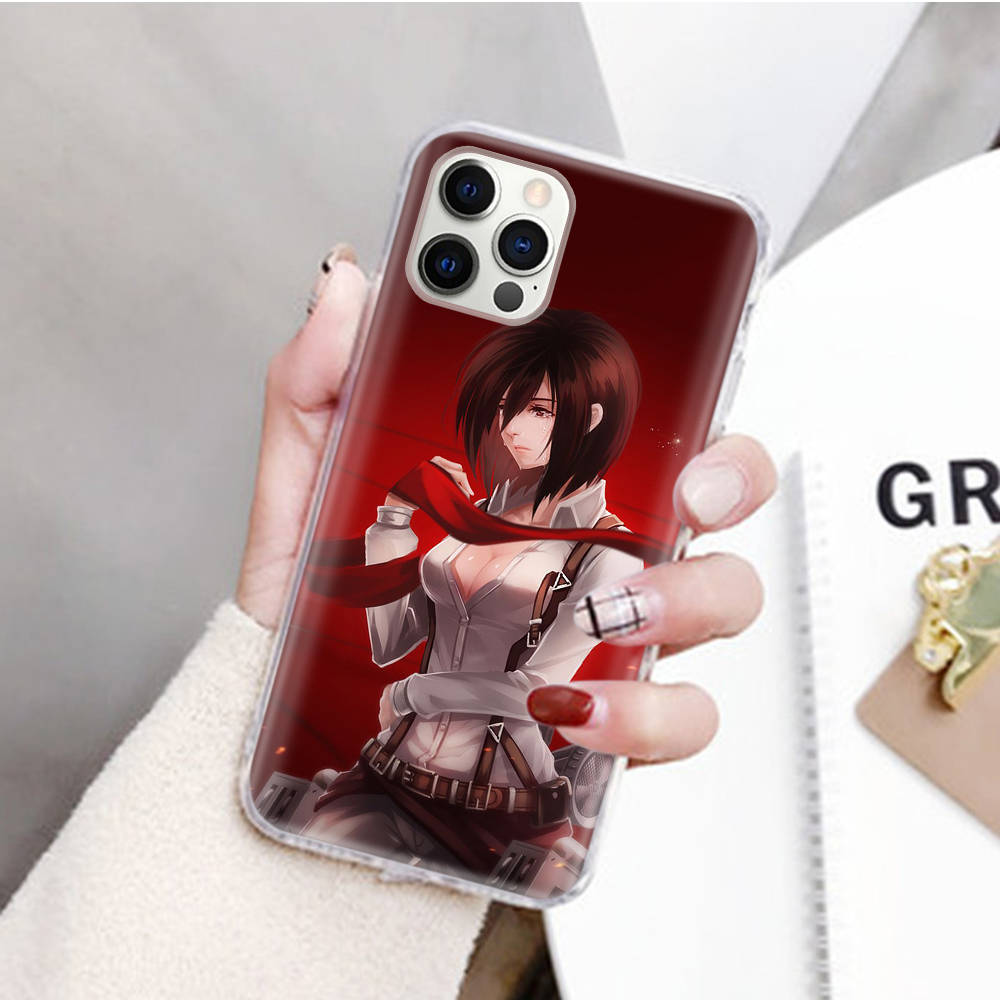 JW65 Rivaille Attack On Titans Case for Samsung A04 A14 A23 M33 M53 Realme 10 9 C35 C55 VIVO Y02 X80 Infinix Hot 30 Note 11 Tecno Spark 8P Pro