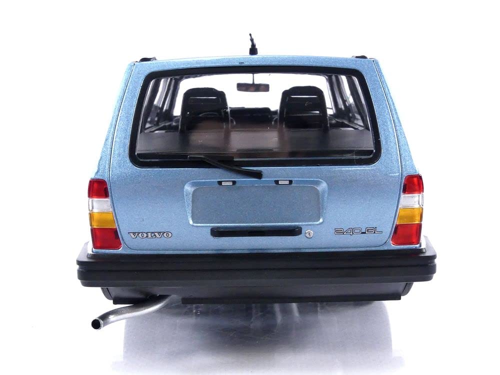 Minichamps Scale Volvo 240GL SW Station Blue 155171414 1/18 Wagon, 1986, Metallic,