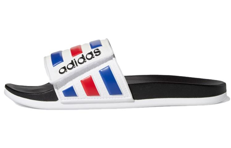 

Adidas Adilette Comfort Adjustable Slide White Royal Scarlet FY8095 46