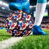 Pallone da Calcio Misura 5 Stampato France Football Resistente all'Usura Standard per Allenamento Adulti Regalo per Fan per Partite Sportive Indoor Outdoor