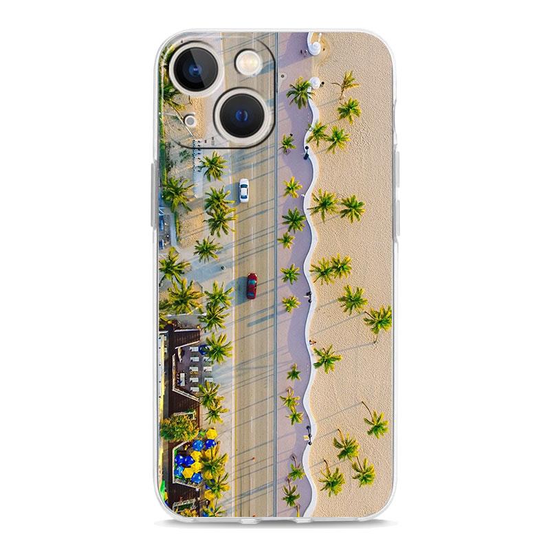 Phone Case For iPhone 17 Air Cases iPhone 16 15 12 13 14 Pro Max SE 7 8 Plus iPhone11 Cover NYC New York City seaside scenery