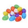 12pcs Easter Eggs Light Up Glowing Decorative DIY Plastic Built In Battery Warm LED Easter Eggs for