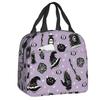 Pattern Insulated Lunch Box for Women Warm Cooler Thermal  Bag Kids School Children Food Picnic Container Tote