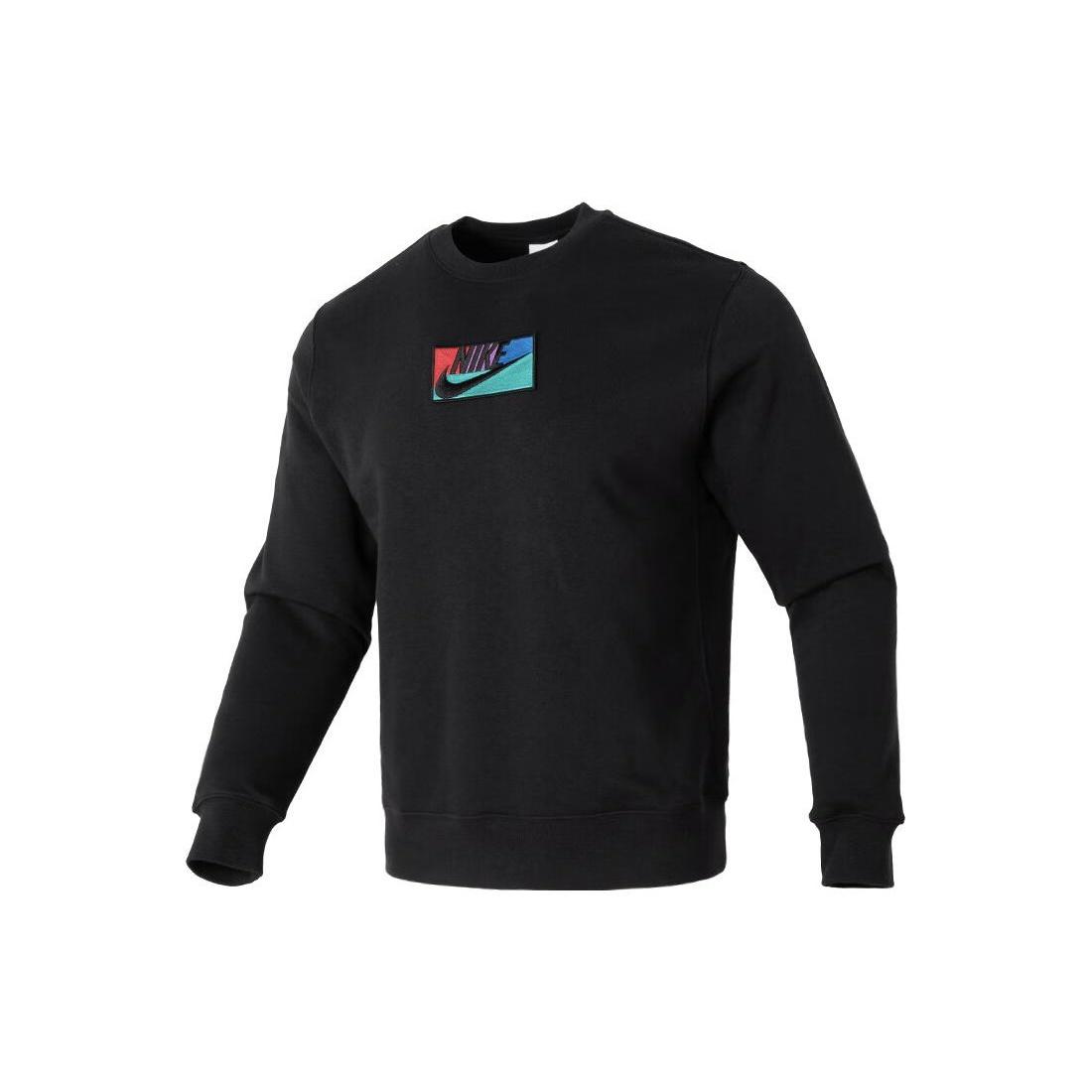Nike Sportswear Club Fleece Crew Sweatshirt Black Men s FB8436-010 M