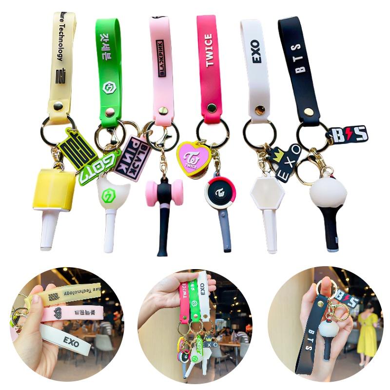 Blackpink Support Stick Keychain Trendy Hammer Pendant For Fans Of Korean Group Blackpink