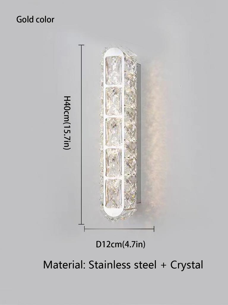 Gold/silver Modern LED Luxury Wall Light Sconces Fixtures,Bedroom Lamp,Hallway,Background Wall Nordic Indoor Room Decoration