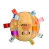 Interactive Ball Dog Toy for Aggressive Chewers Training Decompress Bite Resistant Plush Handle Dog Toys with Bells Pet Supplies