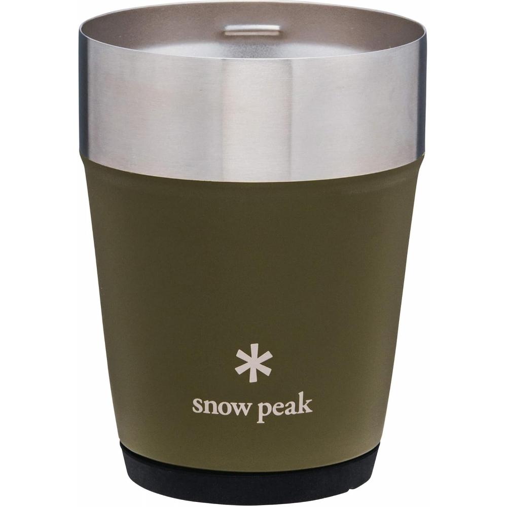 Snowpeak Vacuum Stainless Tumbler Olive Green Thermo Tumbler 360 360ml