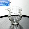 High Borosilicate Glass  Tea Pitcher Zen Lotus Fair Cup Divide Tea Cha Hai Household Justice Cup White Tea Cafes Craft Supplies