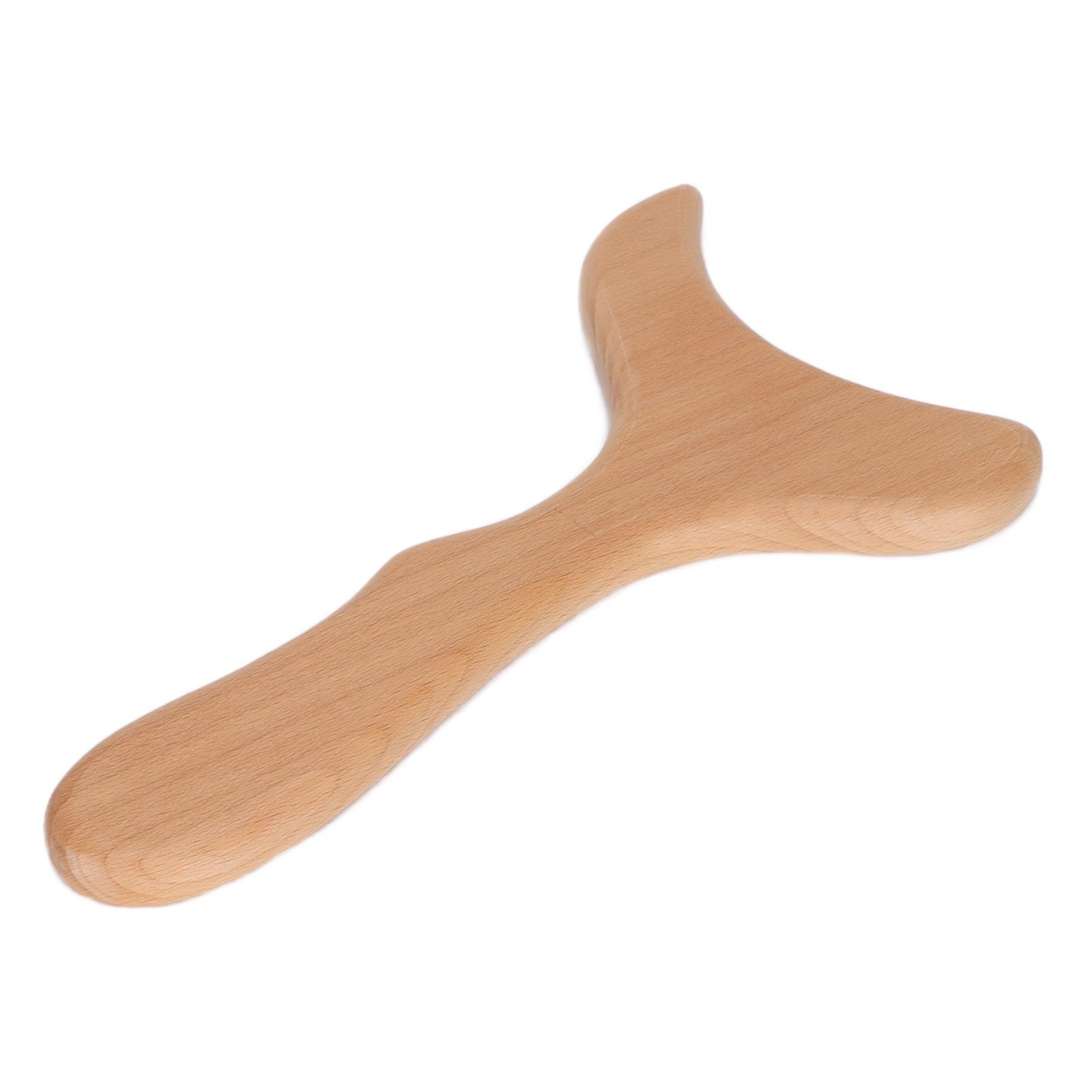 

Wooden Scraping Board Stimulating Lymphatic Clearing Cellulite Beauty Dredge Board