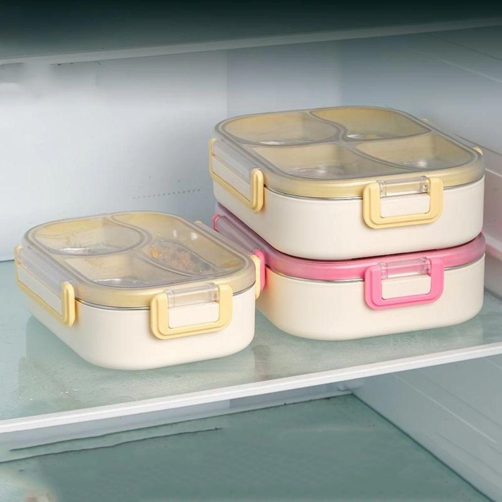 Divided Insulated Lunch Box Detachable Compartment Lunch Box Food Storage Container  Worker