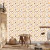Autumn Wallpaper White, Cream and Gold for Living Room and Bedroom 50x1000
