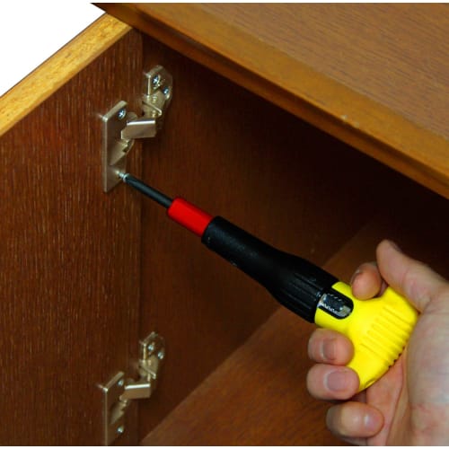 ANEX Screwdriver Set with T-Shaped Ratchet, 8-Piece Set (Phillips 0/Phillips 1/Phillips 2/Slotted 1.8/Slotted 2.5/Slotted 5/Slotted 6/Drill Bit) No. 5