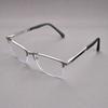 2Pcs Suit Half Frame Reading Glasses Anti-Blue Light Far Sight Glasses Men Big  Frame Business Presbyopia Glasses