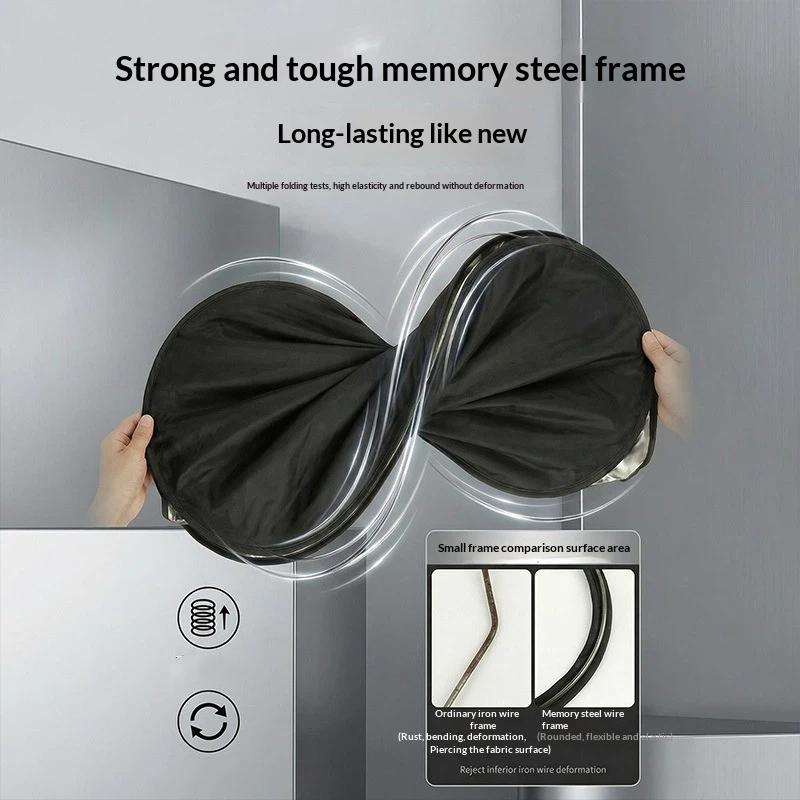 1Pcs Front Sunshade Summer Window Visor Protection Car Sun Shade Cover Foldable Curtains Summer Cooling Uv Refletive Accessories