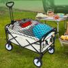 Campingwagennetz mit Haken Bollerwagen Gepäcknetz Schwerlast-Nylonnetz für Gartenwagen Faltwagen Strandwagen