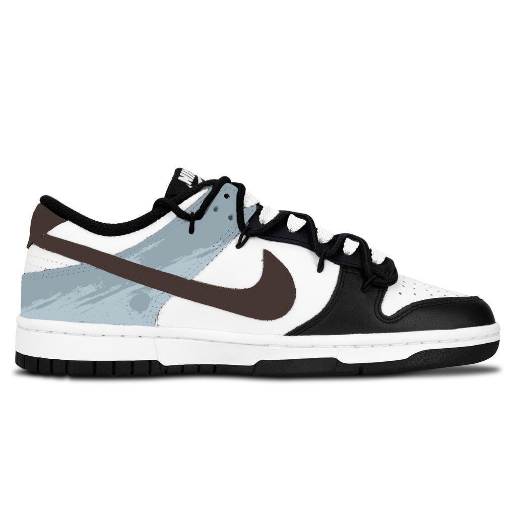 Nike Dunk Black White, Light And Elegant Tone Abrasion Resistant Abrasion Resistant Low Top Skateboard Shoes Unisex HF5441-100(Team887-)