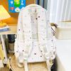 Star Print Student Schoolbag Color Contrast Women's Large Capacity Backpack