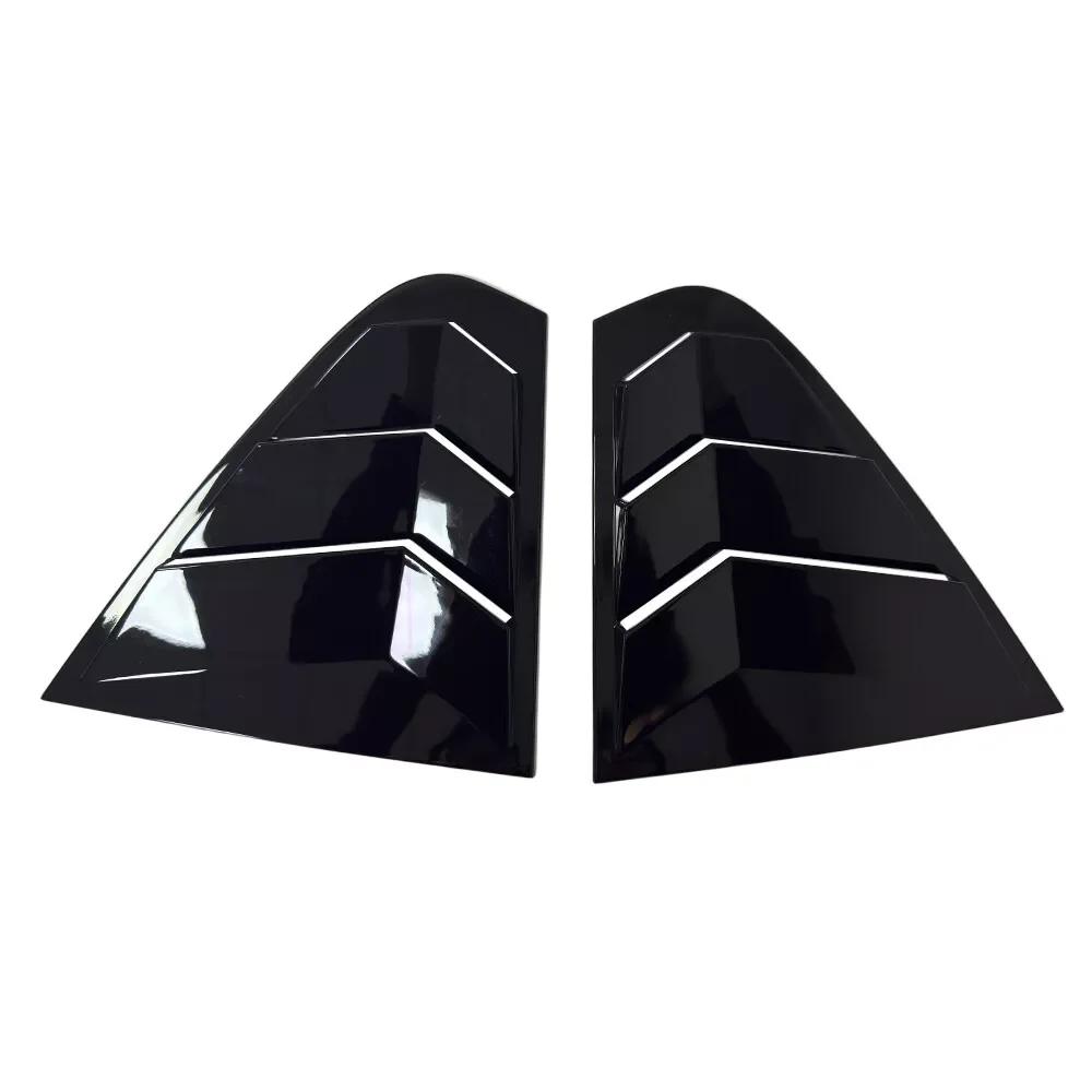 

Для Skoda Rapid Седан 2012-2018 Пара Автомобильных Задних Жалюзи Боковая Накладка-Шторка Отделка Наклейка Вентиляционное Отверстие Ковш Карбон Черный Аксессуары