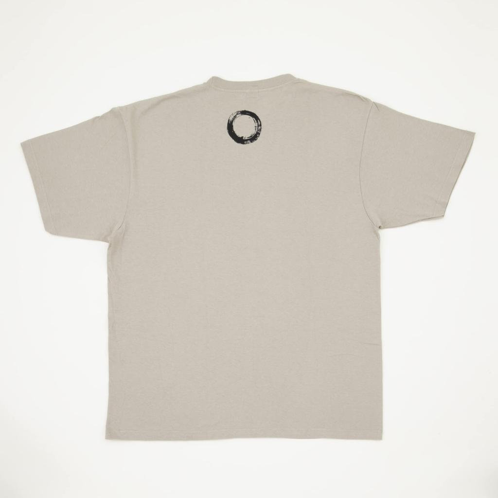 Noren Short Sleeve Size L with Round for and Kids Made in Made in Cotton Round Collar Letter Kanji Funny Souvenir from Study Loungewear T-Shirt, (Zen