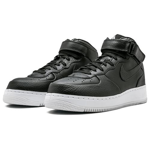 New Nike Air Force 1 Mid NikeLab Black 819677-002