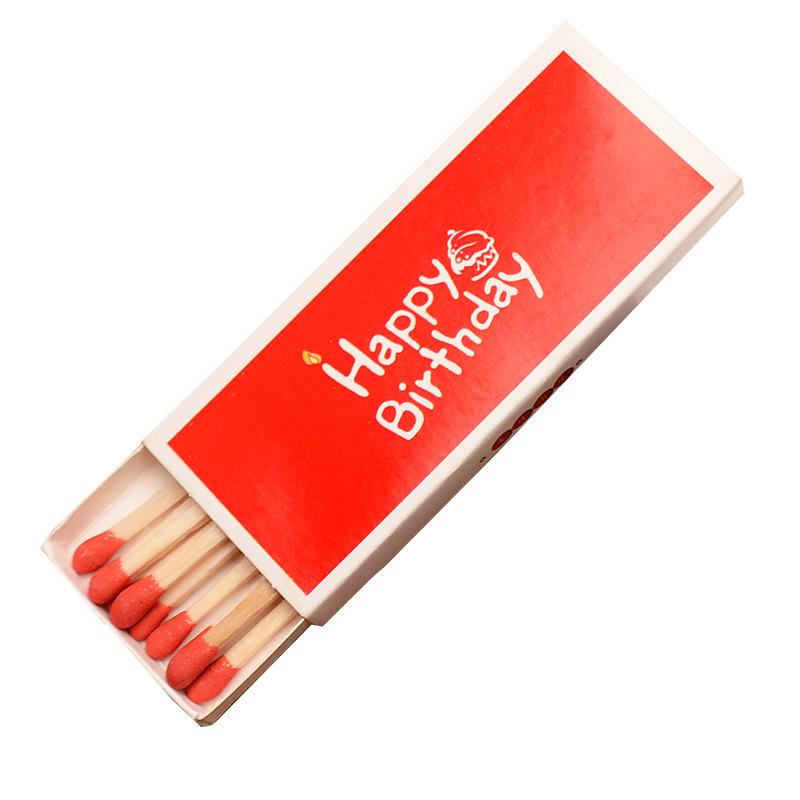 Match Scented Candle Gift Set: Long Stem Wooden Matches (75mm) Souvenir