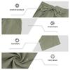 Men's Linen Long-Sleeve Lapel Shirt & Straight-Leg Pants Set for Casual Spring/Autumn Beachwear