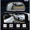 Kwueiit Car Blind Spot Mirror Universal Reverse Auxiliary Mirror, Adjustable Car Auxiliary Universal Wide Angle Mirror (Black)
