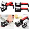 Ergonomic and Easy To Use Knife and Scissors Sharpening Kit with 3/4 Stage Sharpening for Slicing Meats & Vegetables Kitchen